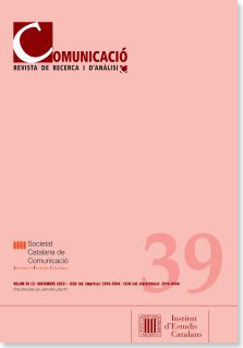 Comunicació. Revista de recerca i d'anàlisi